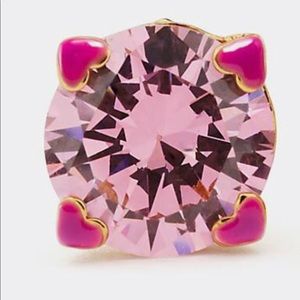 Key spade heart studs